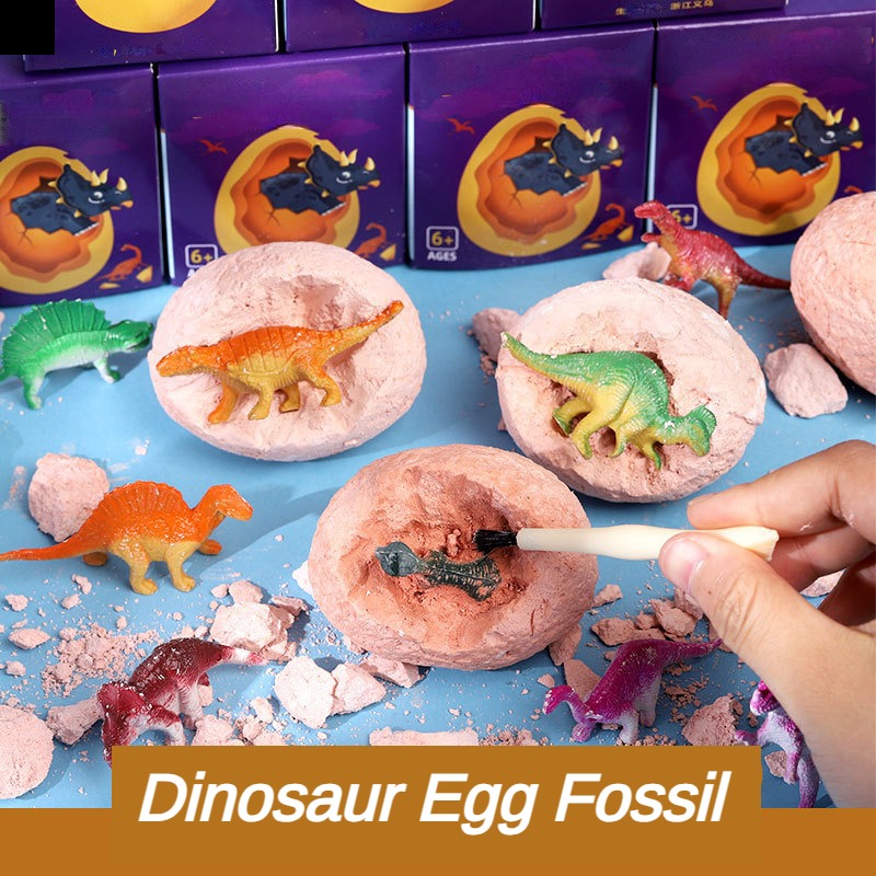 Kids Toys 2 Year Old - Mud Dinosaur Egg Excavation Animals Toys