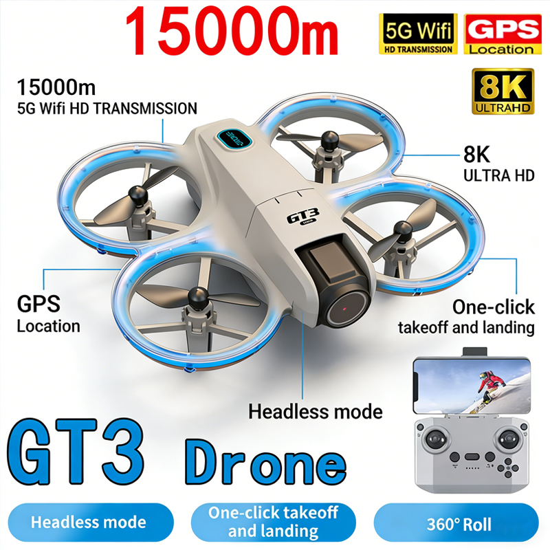 Toys For Kids Video - New GT3 MAX Drone 8K HD