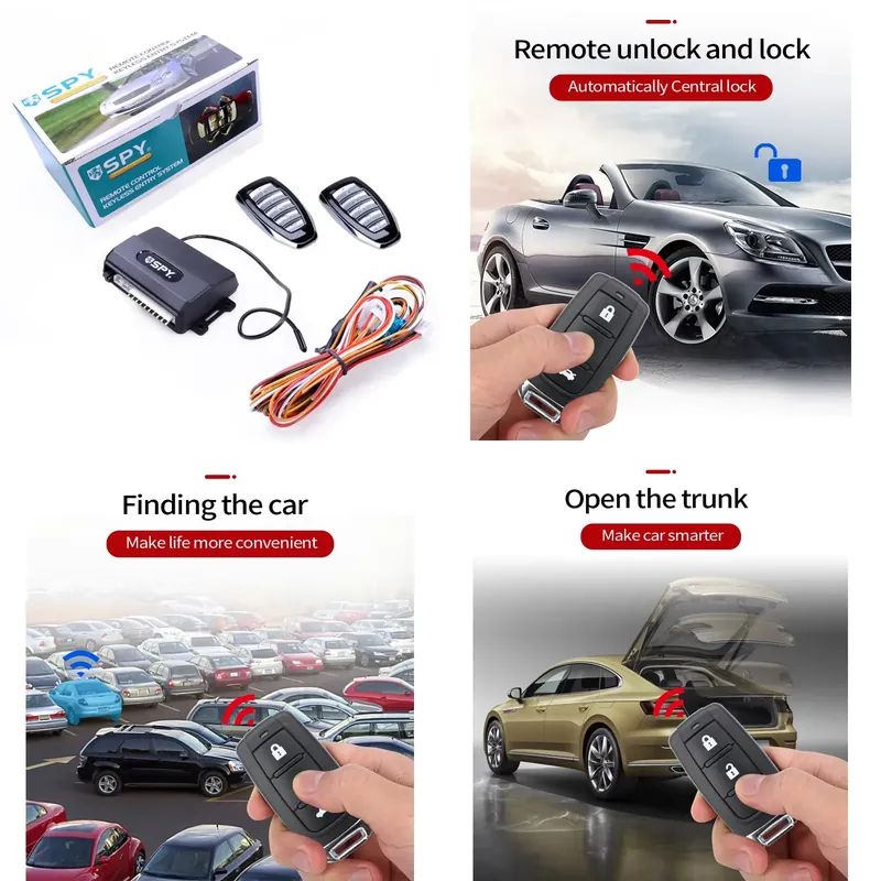 Remote Control Car - Brand For SPY 433.92MHz Keyless Entry