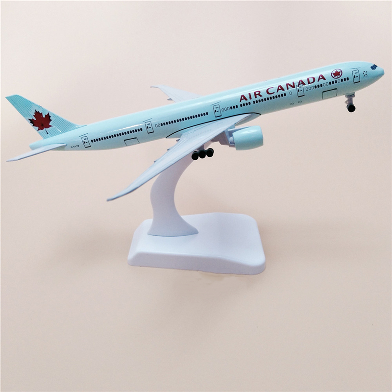 Kids Toys Canada - 20CM Air Canada Boeing B777 Metal