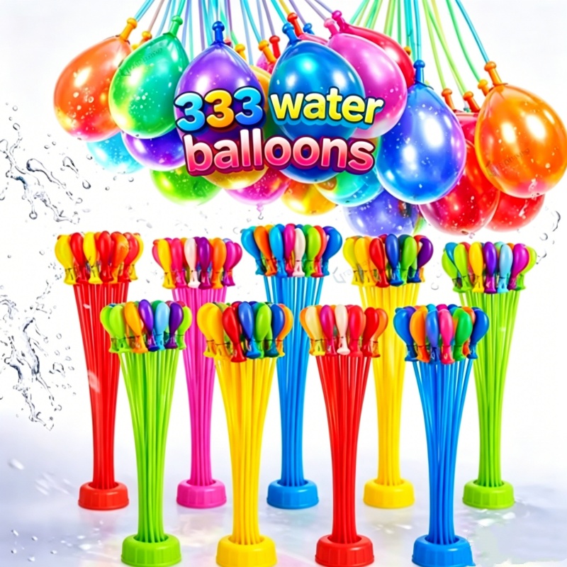 Water Balloon Set - 111Pcs Summer Water Bombs: Fast Fill