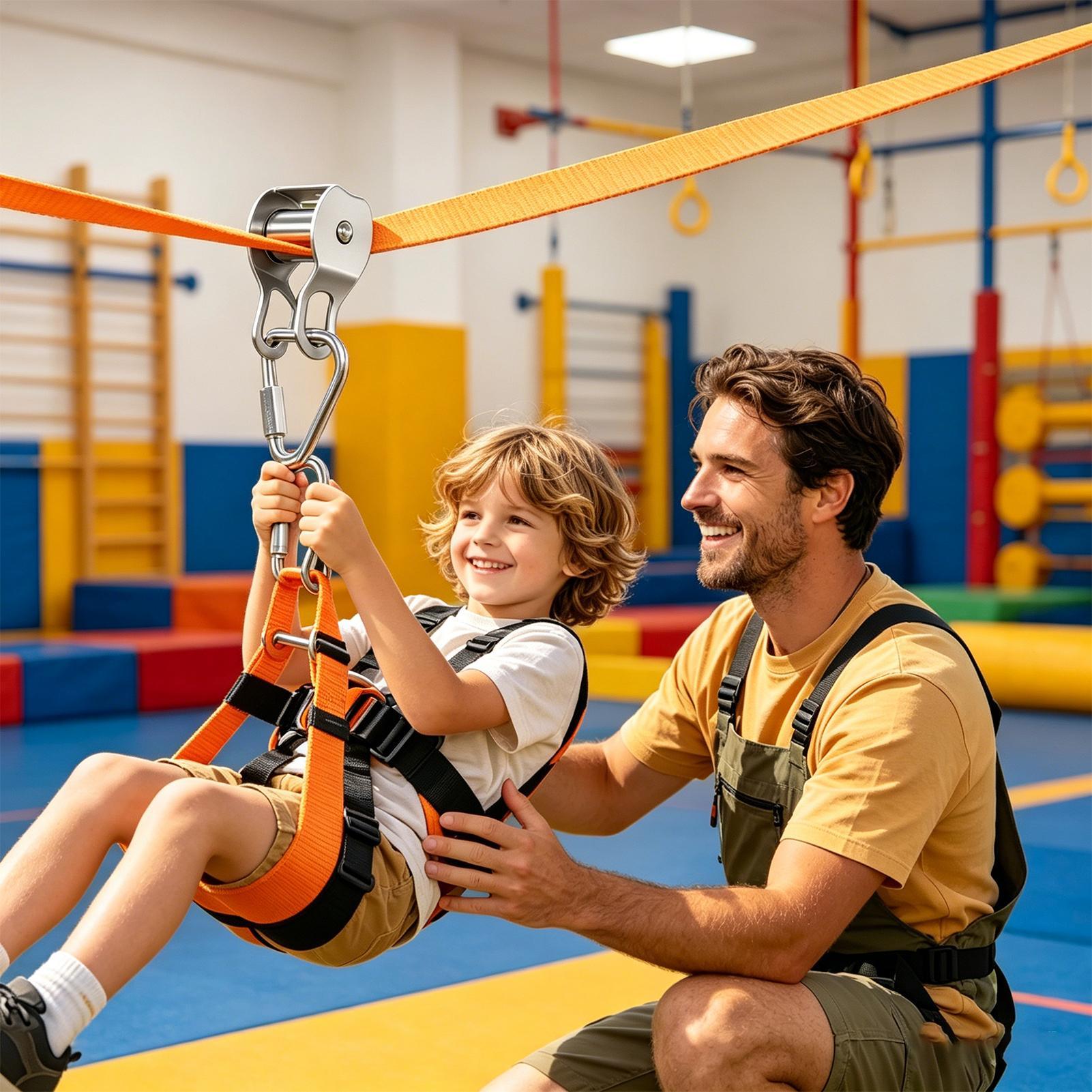 Kids Zip Toys - Zip Line for Kids Balance Fun