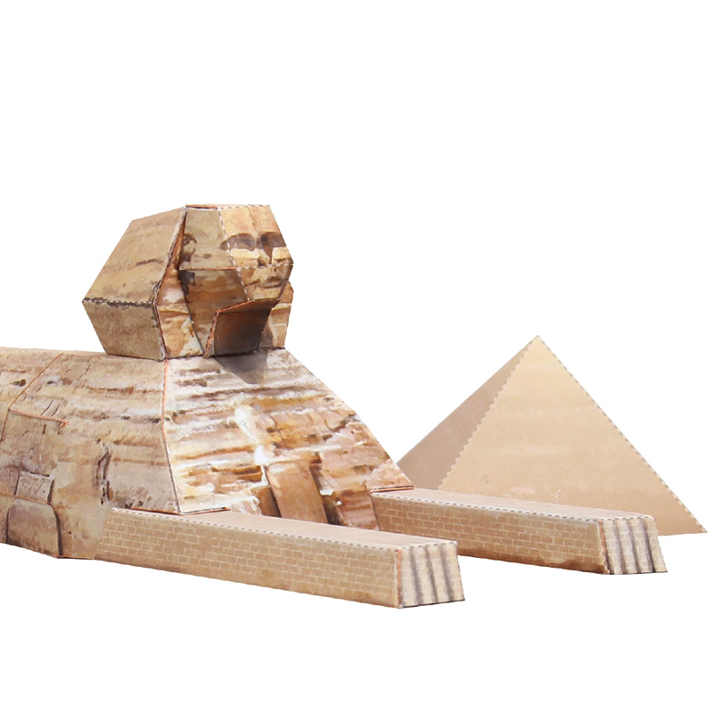 Kids Toys Egypt - Egypt Sphinx Pyramid Folding Mini 3D