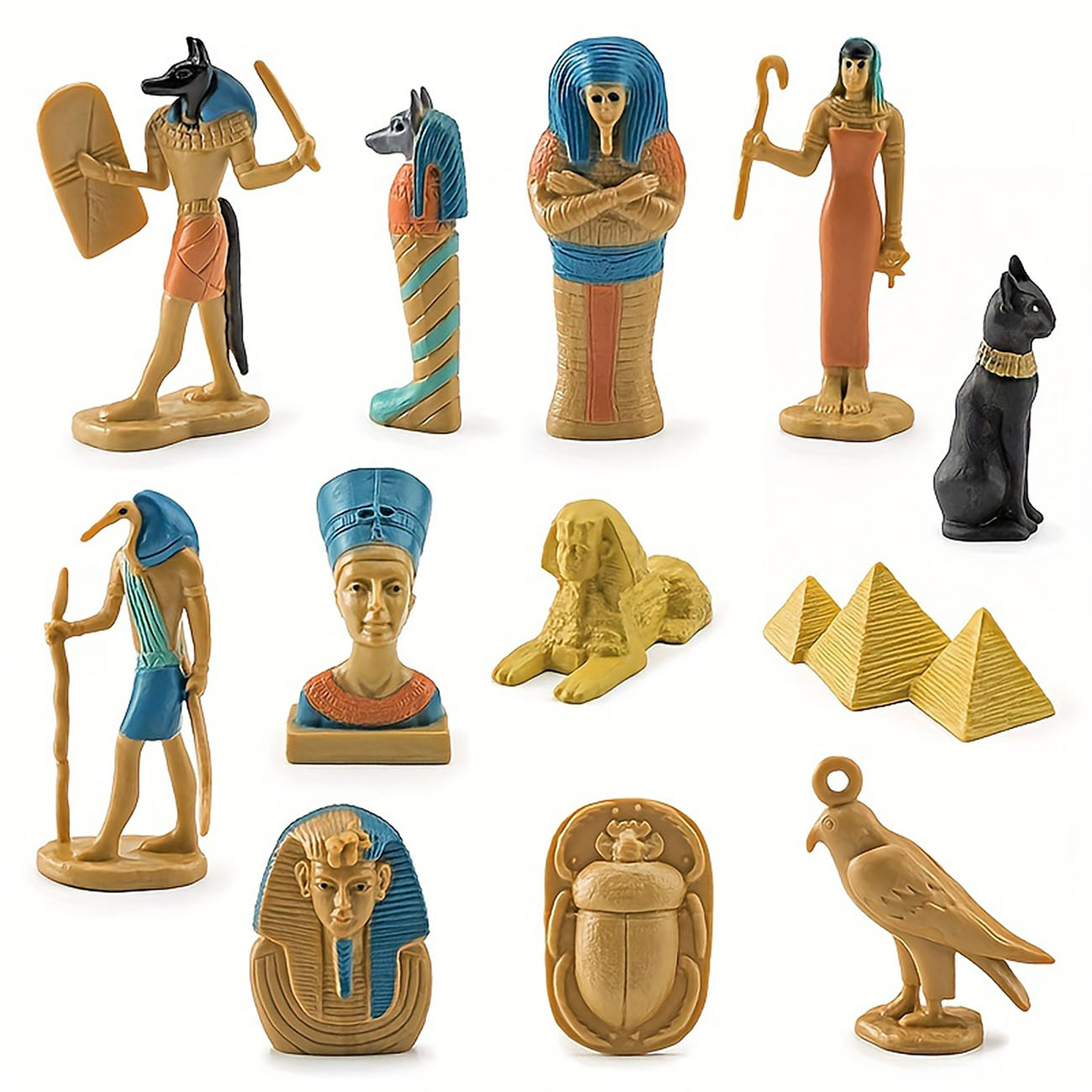 Kids Toys Egypt - 1 Set Of 12 Simulation Egyptian