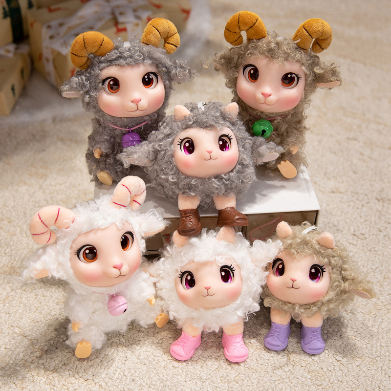 Soft Plush Doll - Kawaii Lamb Plush Toy Soft Vinyl
