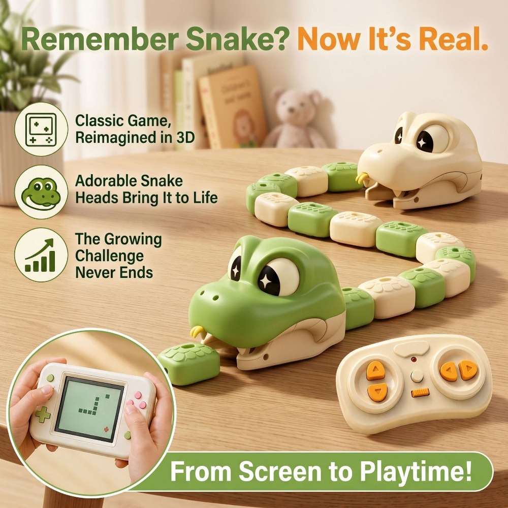 Remote Control Car - Remote Controlled Greedy Snake Magnetic Attachment