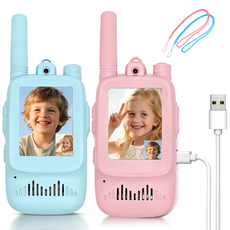 Toys For Kids Video - 2pcs kids Video Walkie Talkie Rechargeable