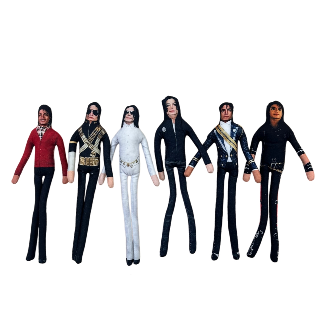 Soft Plush Doll - 1-6pcs Michael Jackson Cosplay Prop Doll