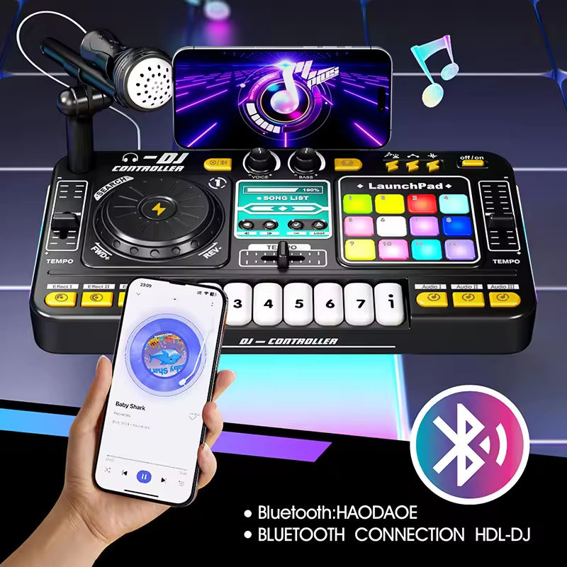 Kids Toys Bd - HSOH Kids Simulation DJ Mixer Controller