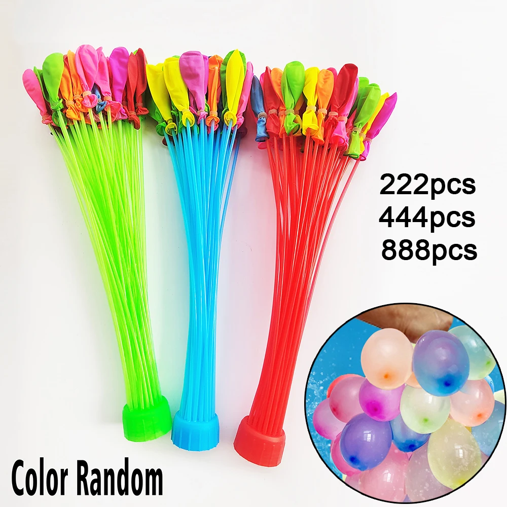 Water Balloon Set - 888/1111pcs Fast Water Filling Balloon Summer