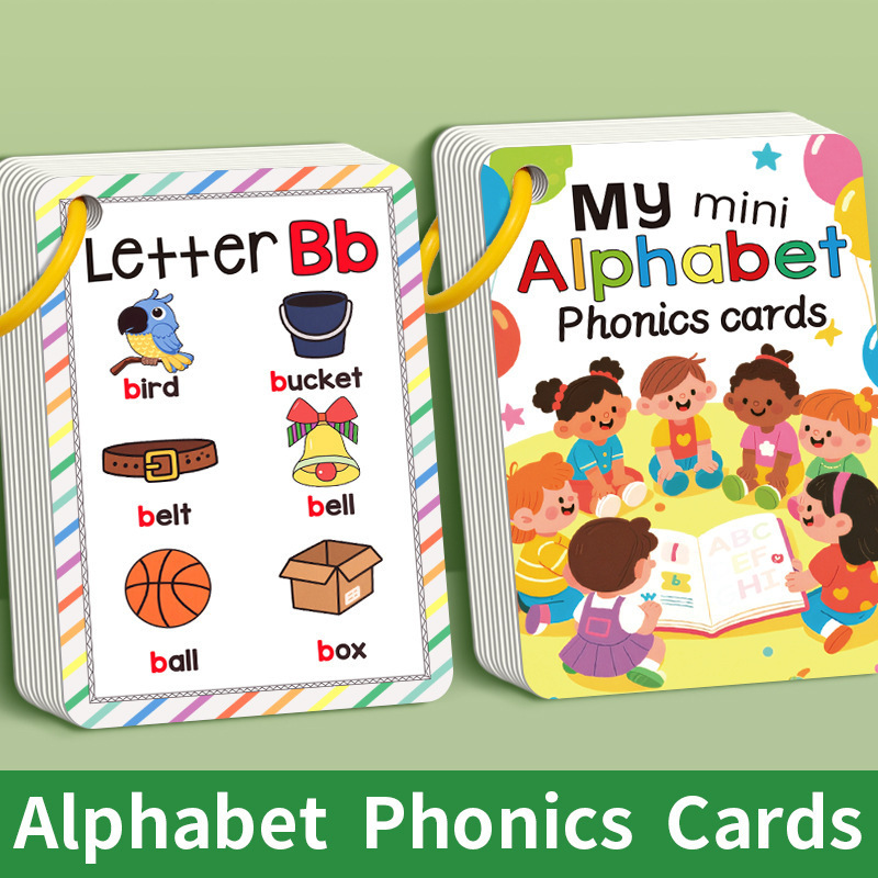 Educational Flash Card - 27Pcs/set Learning Card Cartoon English Alphabet