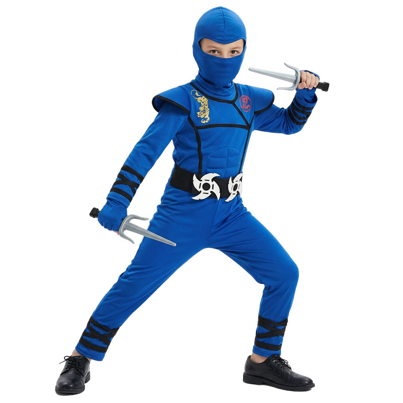 Black and Blue Ninja Costume f - Kids Toys Set 评论和价格