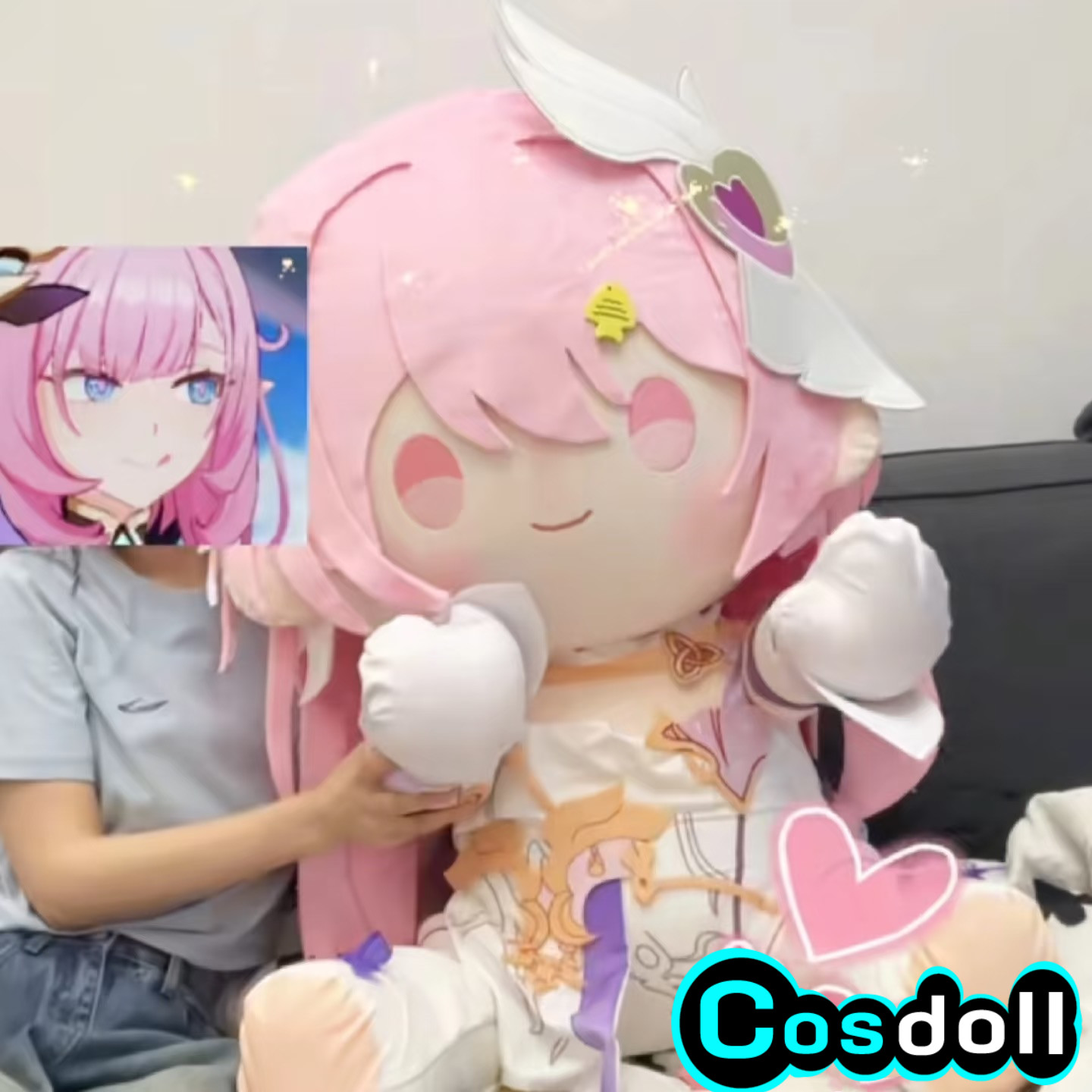 80cm Honkai Impact 3 Elysia St - Soft Plush Doll 评论和价格