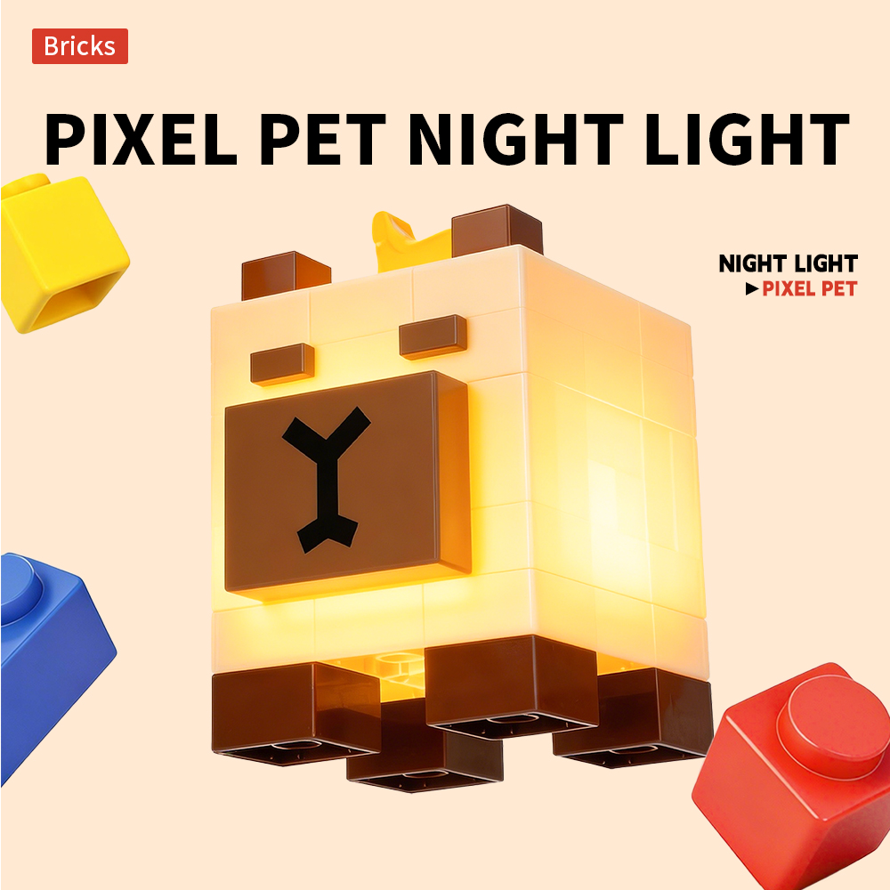 Capybara Pixel Pet Night Light - Kids Toys Bd 评论和价格
