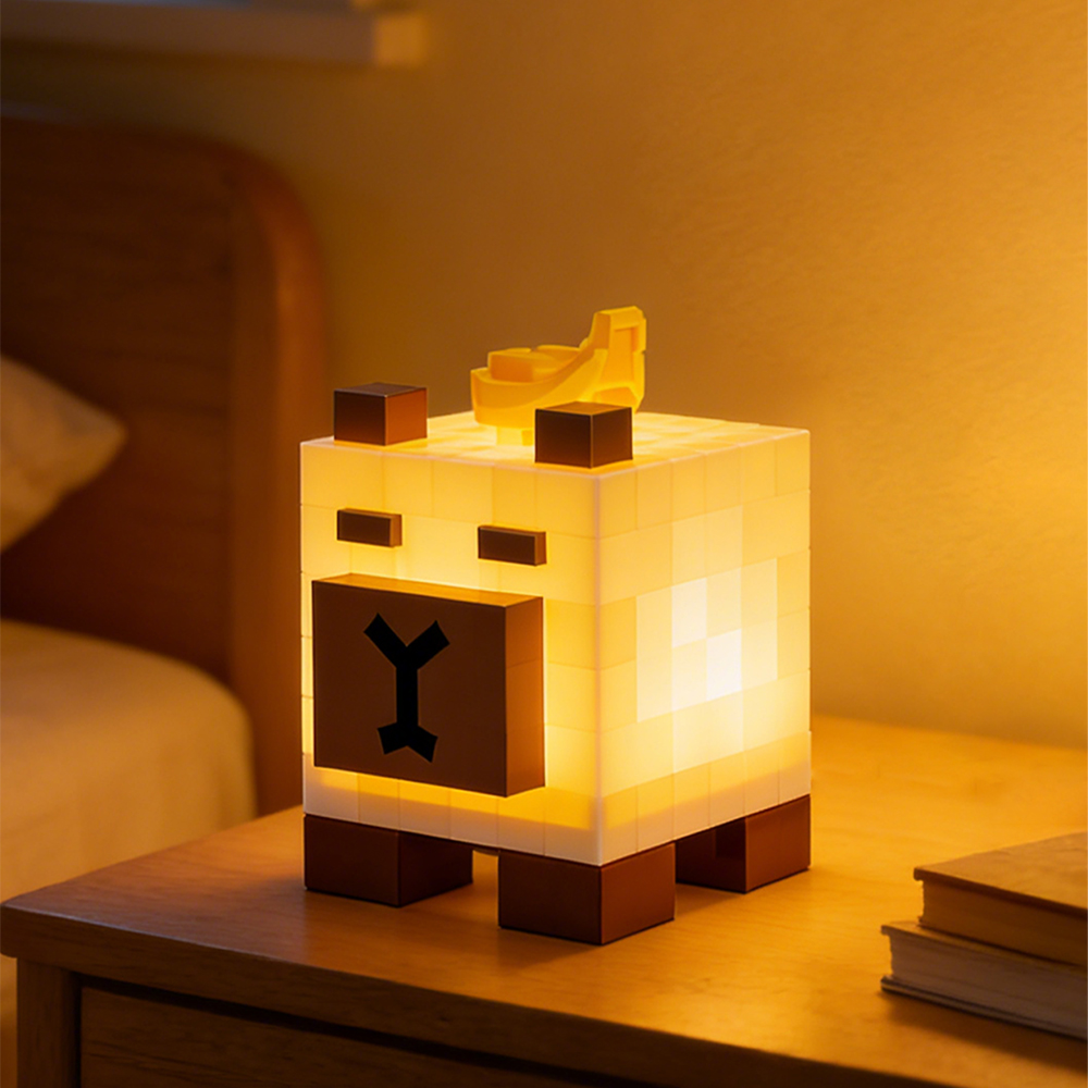 Capybara Pixel Pet Night Light - Kids Toys Bd 评论和价格