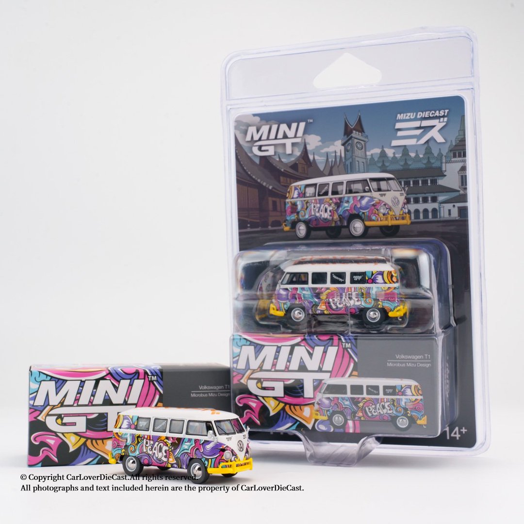 MINIGT 1:64 Volkswagen T1 Micr - Kids Toys Cars 评论和价格