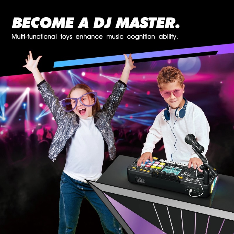 Multifunctional Kid DJ Turntab - Kids Toys Bd 评论和价格