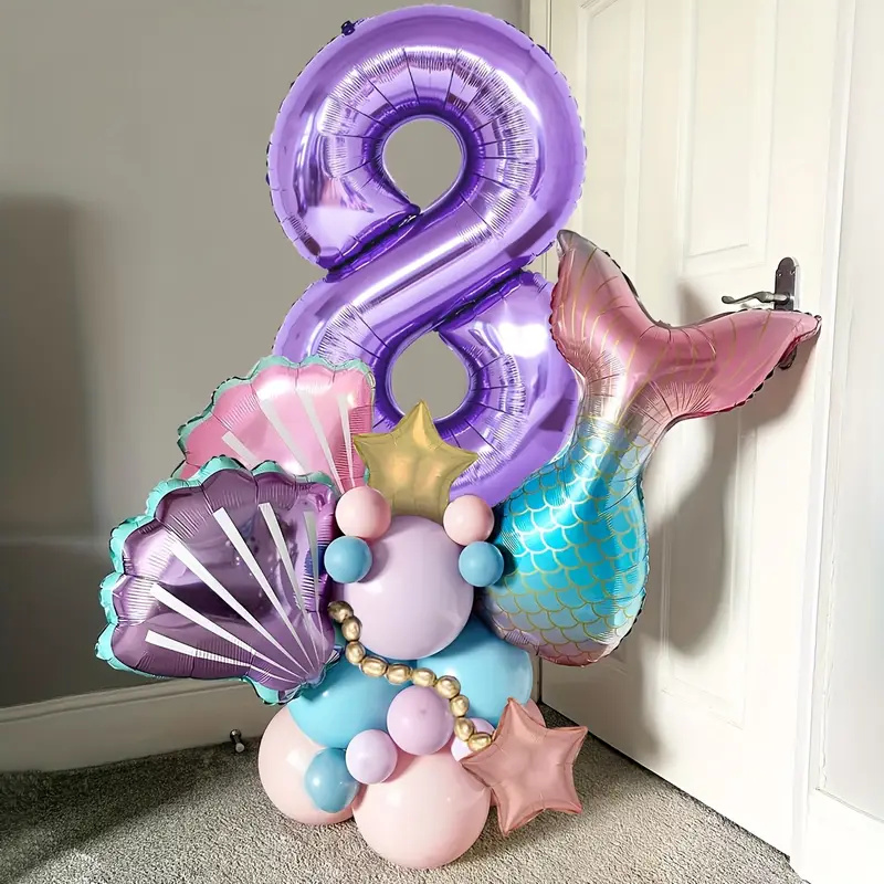 24pcs 1-9th Birthday Mermaid S - Water Balloon Set 评论和价格