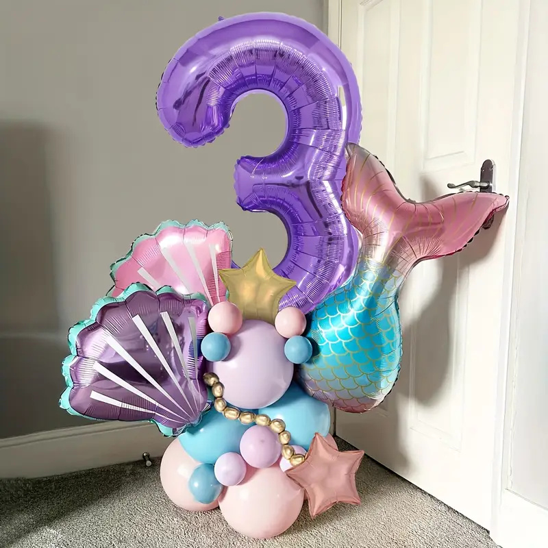 24pcs 1-9th Birthday Mermaid S - Water Balloon Set 评论和价格