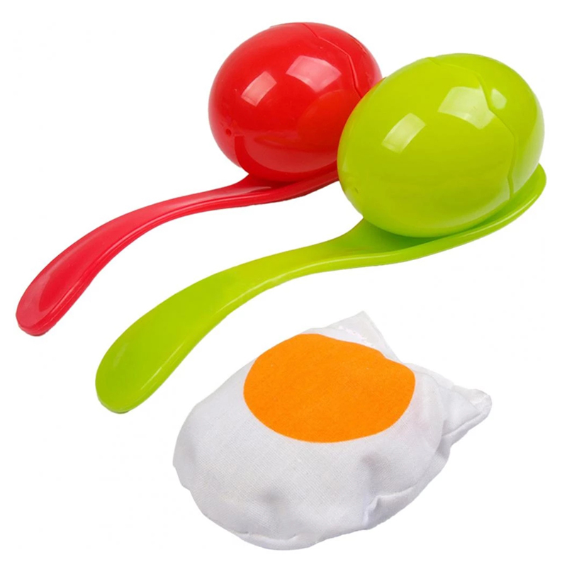 Set Egg And Spoon Game For Kid - Kids Toys Play Egg 评论和价格