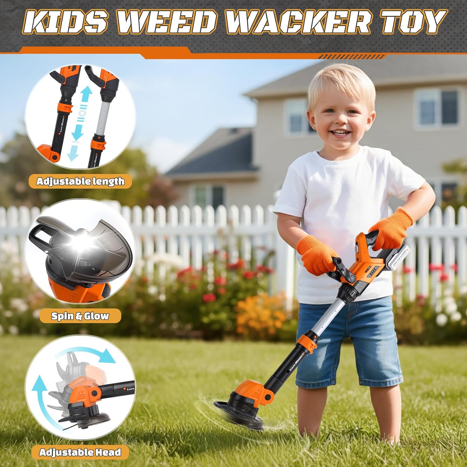 3-in-1 Kids Yard Tools, Weed W - Kids Yard Toys 评论和价格