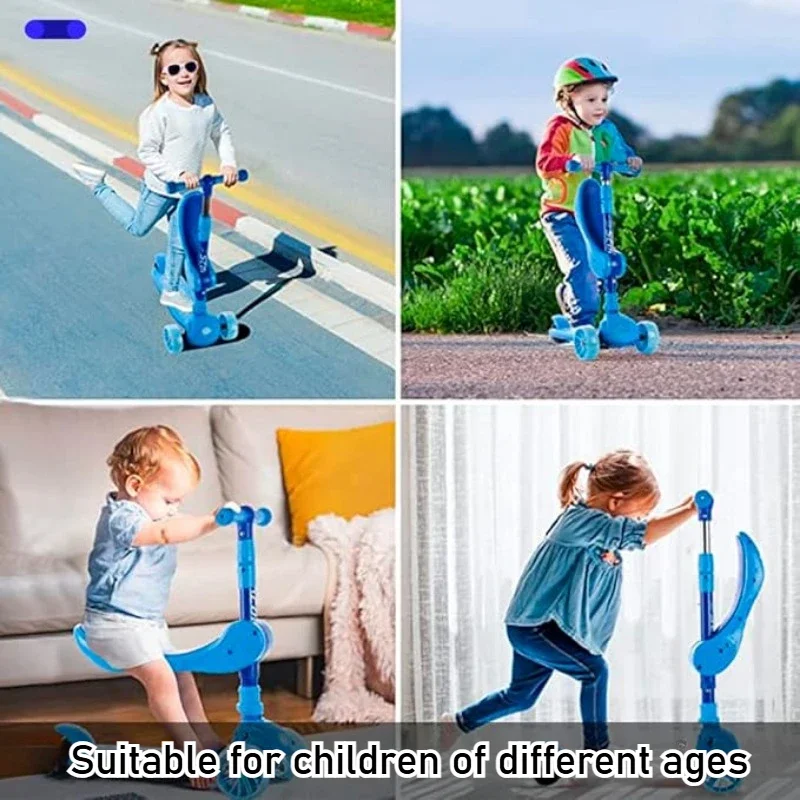 2-in-1 Kids Kick Scooter with  - Kids Toys Scooter 评论和价格