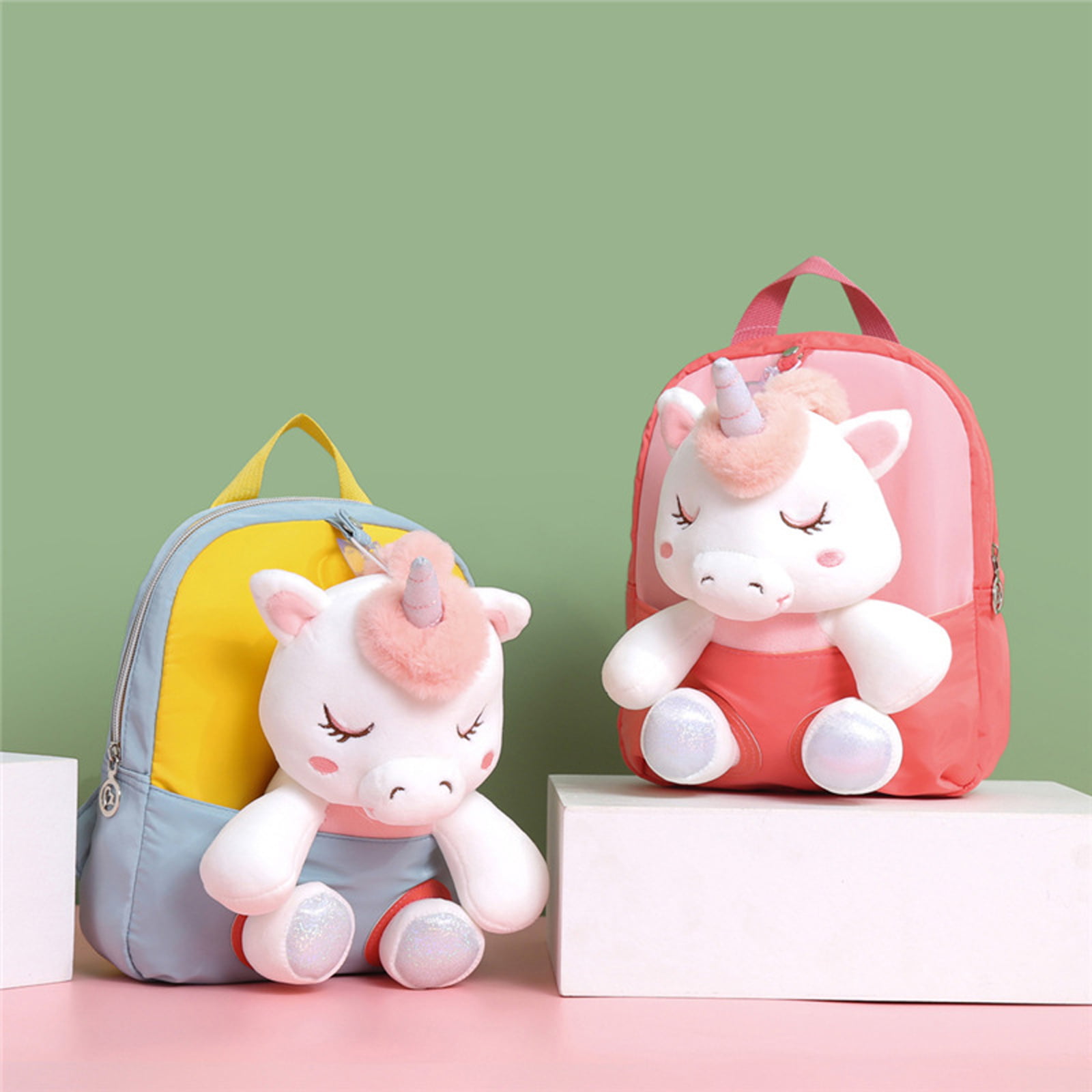 Toddler Backpack Stuffed Unico - Unicorn Stuffed Toy 评论和价格