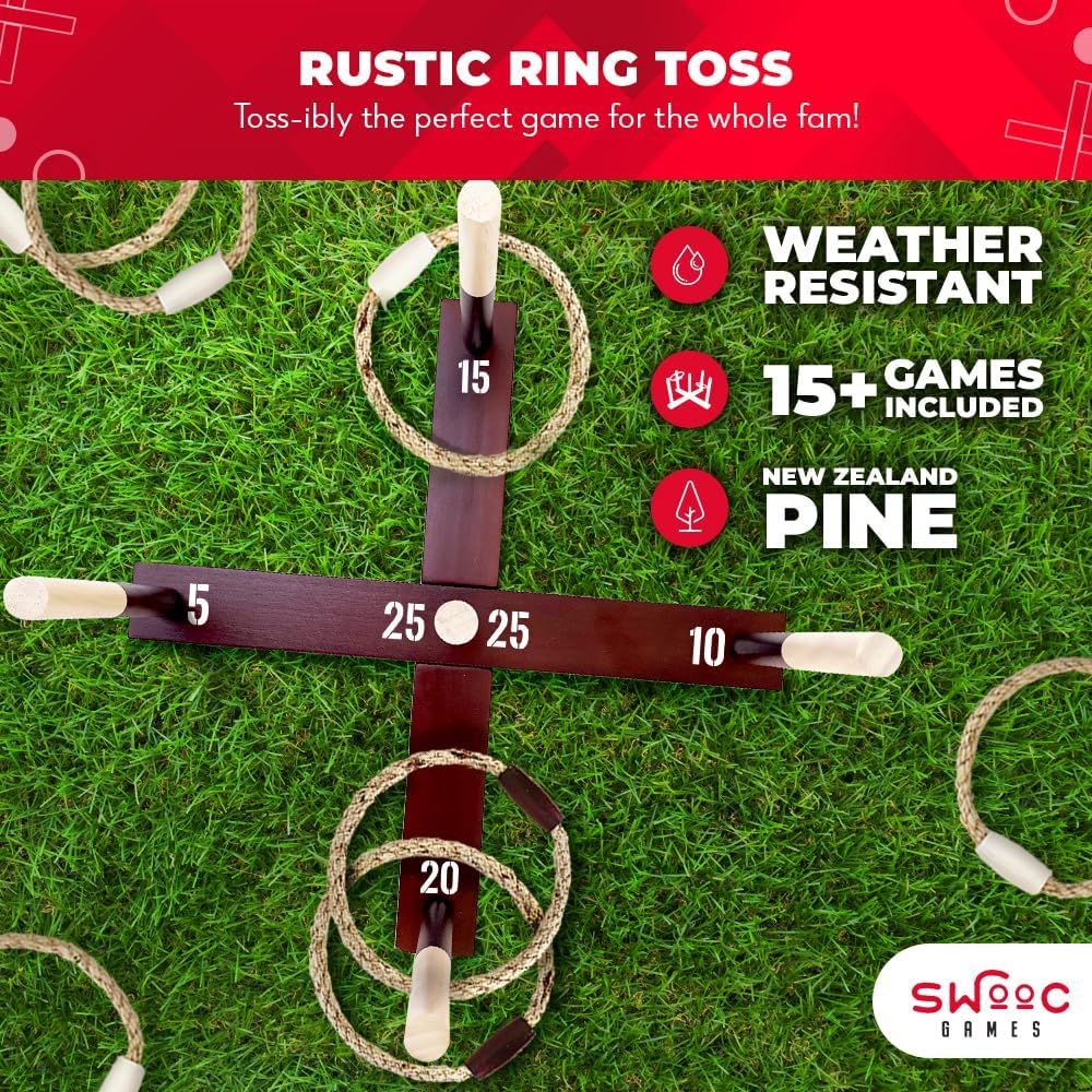 Ring Toss Game All Weather - E - Kids Yard Toys 评论和价格