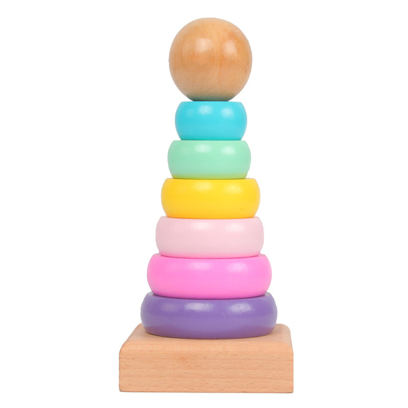 Children Rainbow Tower Ferrule - Kids Toys 2 Year Old 评论和价格