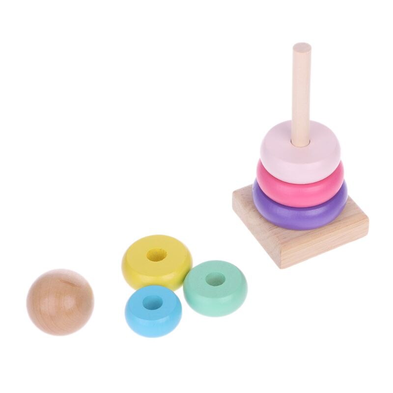 Children Rainbow Tower Ferrule - Kids Toys 2 Year Old 评论和价格