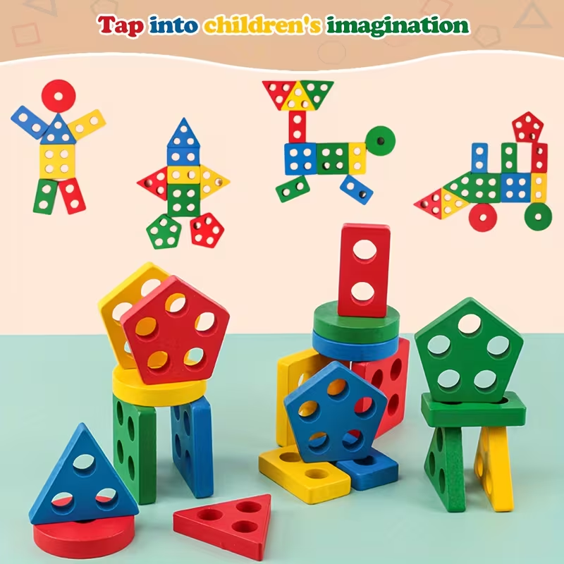 Montessori Wooden Games Baby T - Kids Toys 2 Year Old 评论和价格
