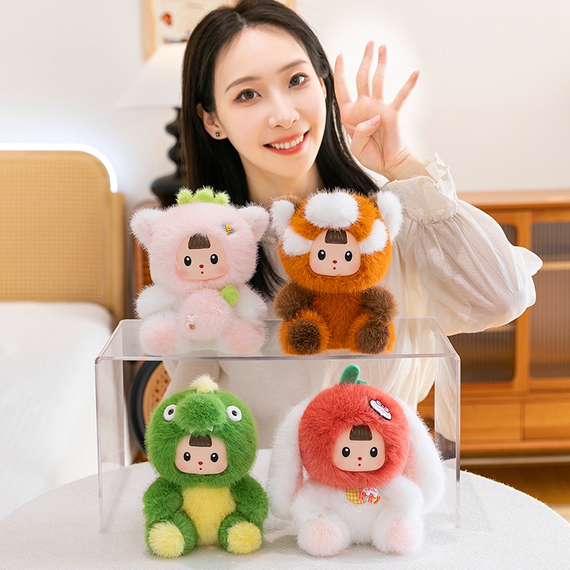 17cm Soft Vinyl Face Plush Lit - Soft Plush Doll 评论和价格