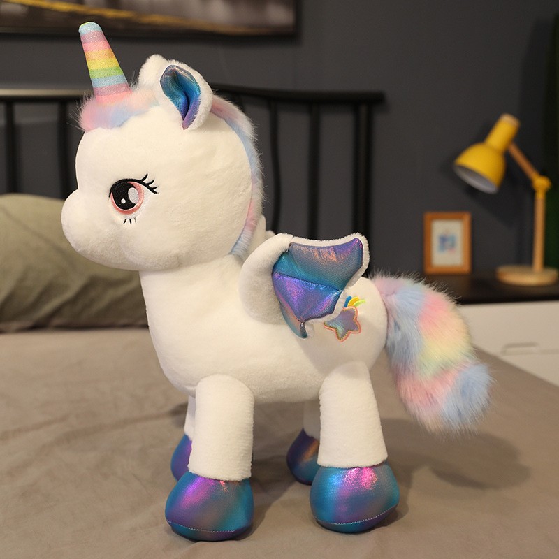 Rainbow Pegasus Unicorn Plush  - Unicorn Stuffed Toy 评论和价格
