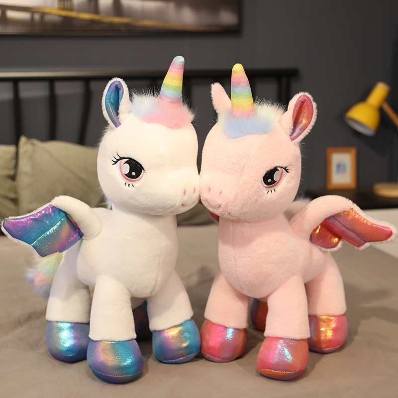 Rainbow Pegasus Unicorn Plush  - Unicorn Stuffed Toy 评论和价格