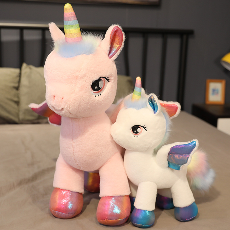 Rainbow Pegasus Unicorn Plush  - Unicorn Stuffed Toy 评论和价格