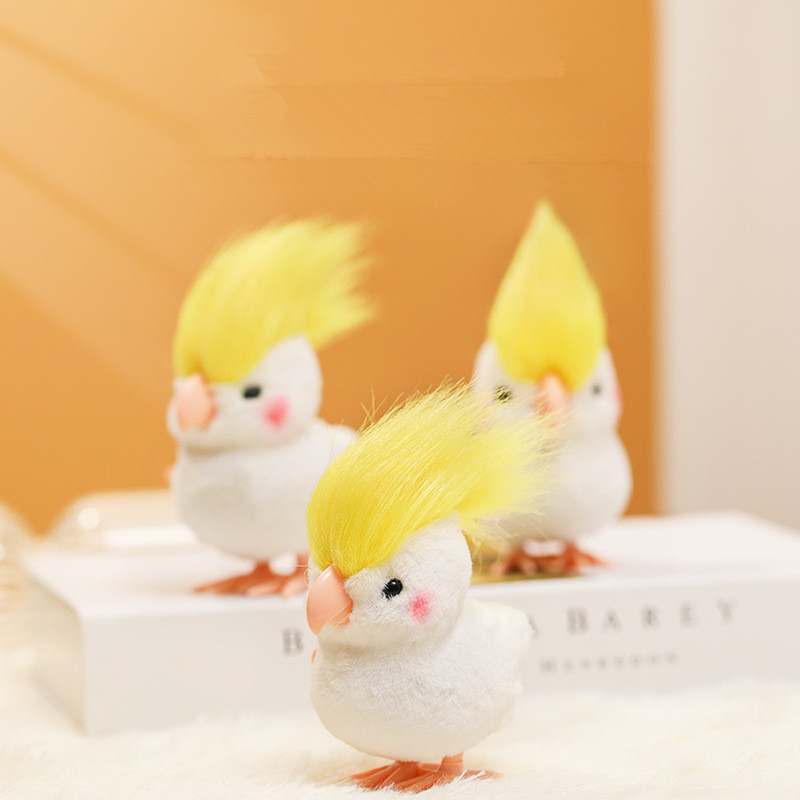 INS Kawaii Jumping Parrot Simu - Soft Plush Doll 评论和价格