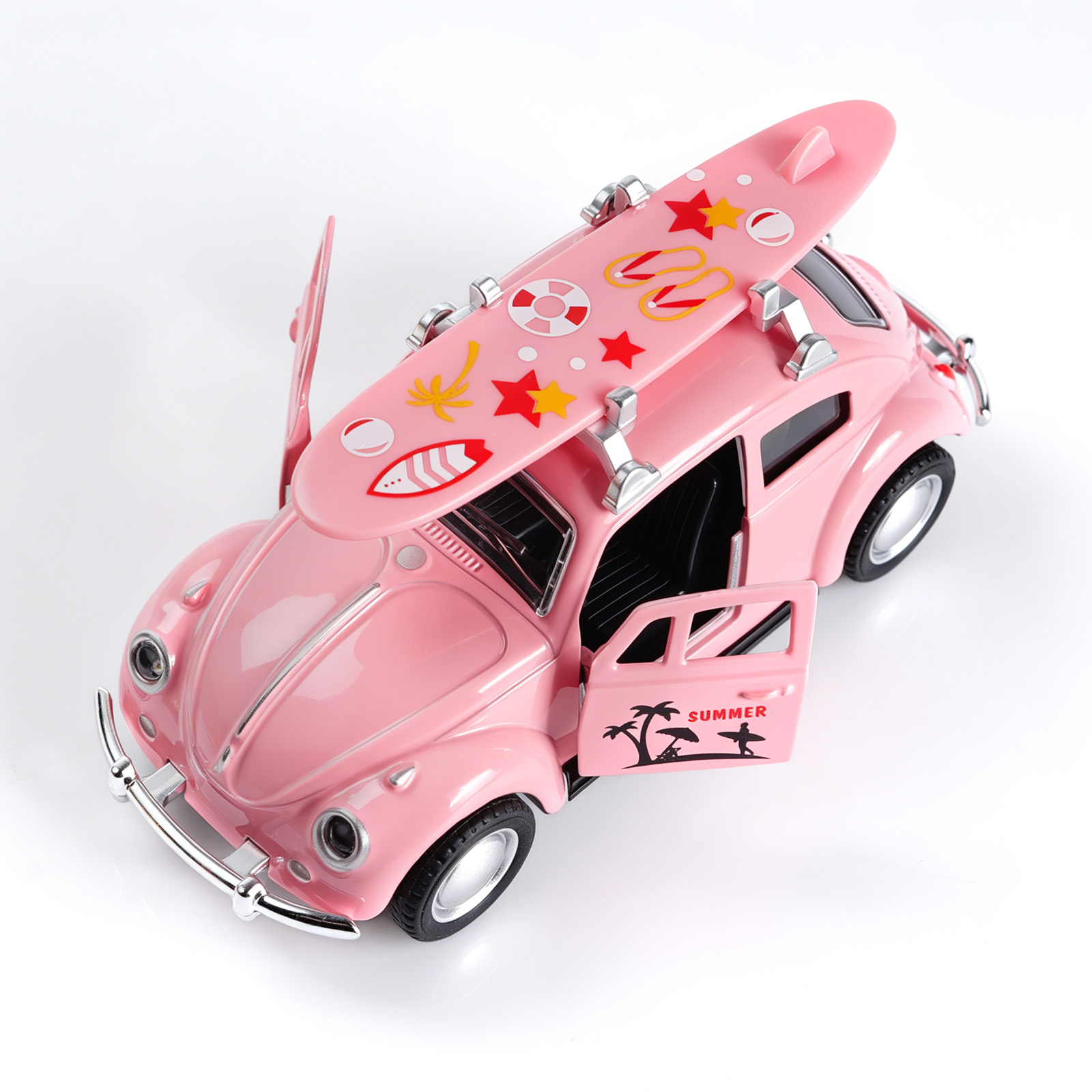 1:36 Pink Volkswagen Beetle Di - Kids Toys Cars 评论和价格
