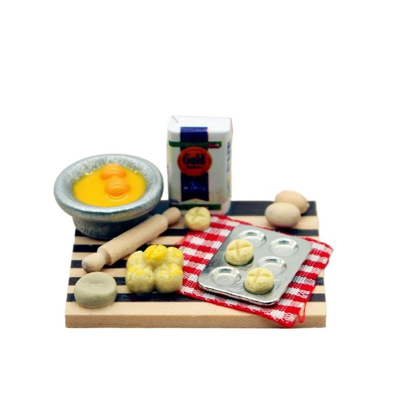 Dollhouse Food Toy Pastry Maki - Kids Toys Play Egg 评论和价格