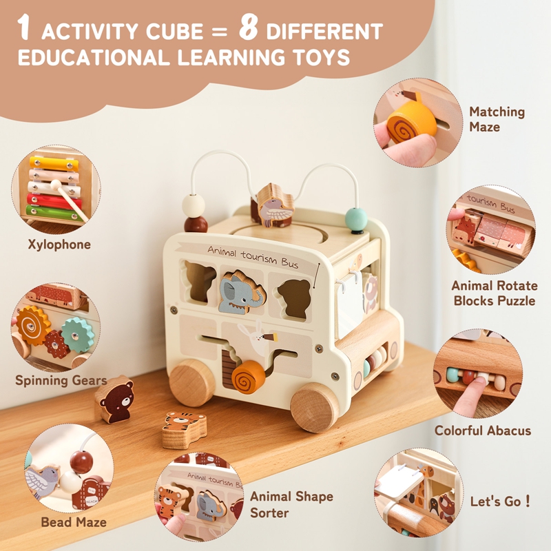 Montessori Wooden Children Toy - Kids Toys 2 Year Old 评论和价格
