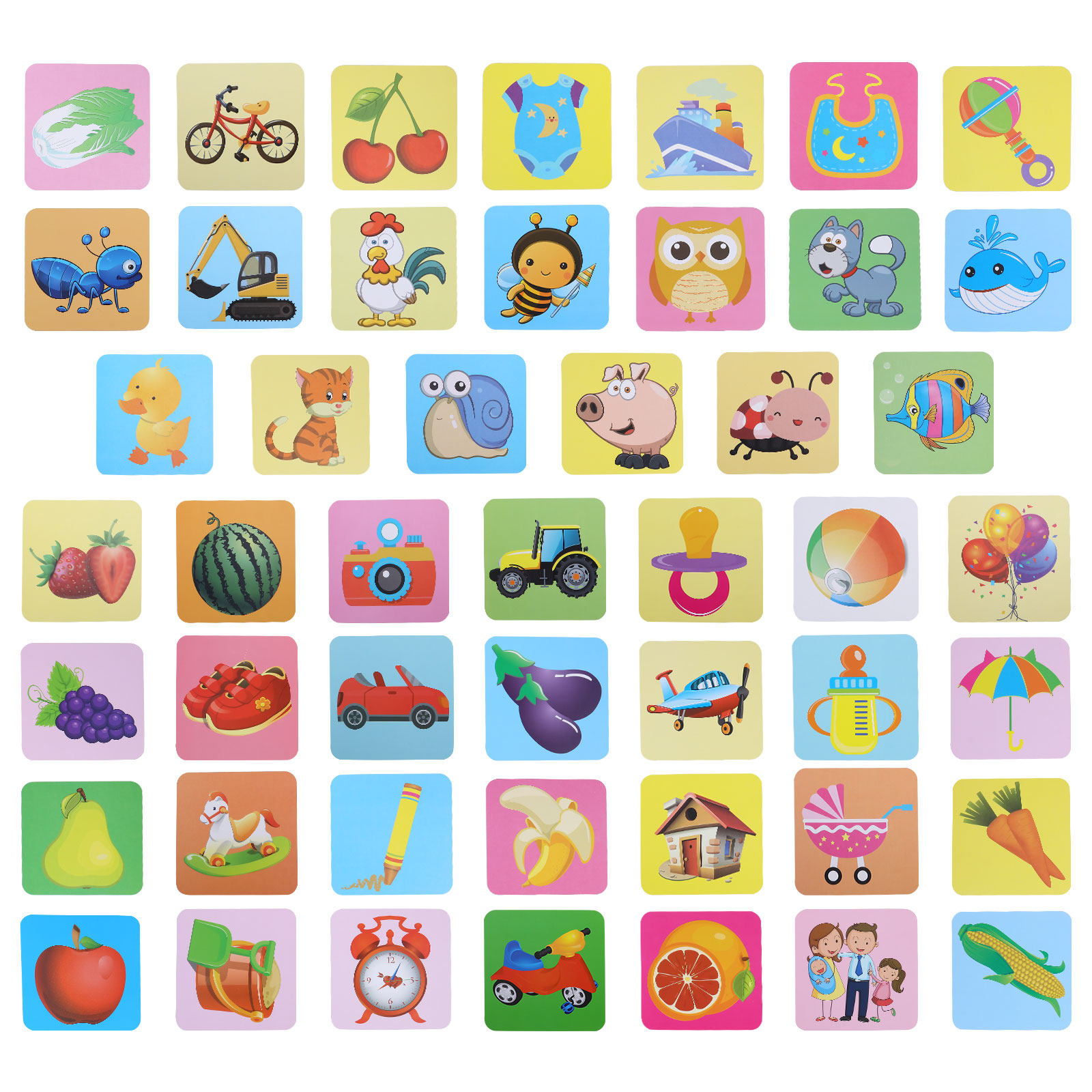Visual Stimulus Cards Color Re - Kids Toys Quality 评论和价格