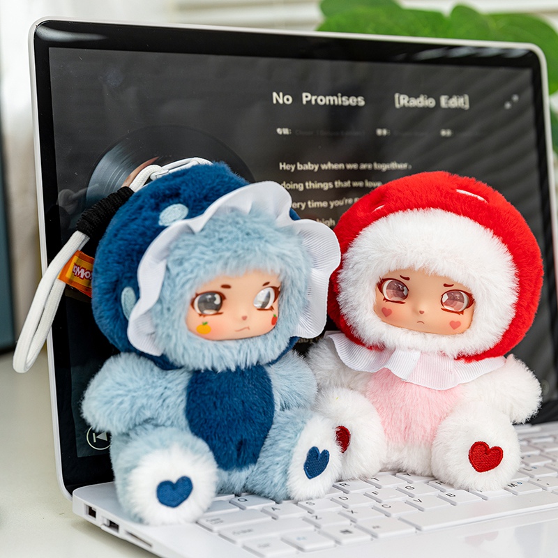 14cm Mushroom Girl Vinyl Plush - Soft Plush Doll 评论和价格