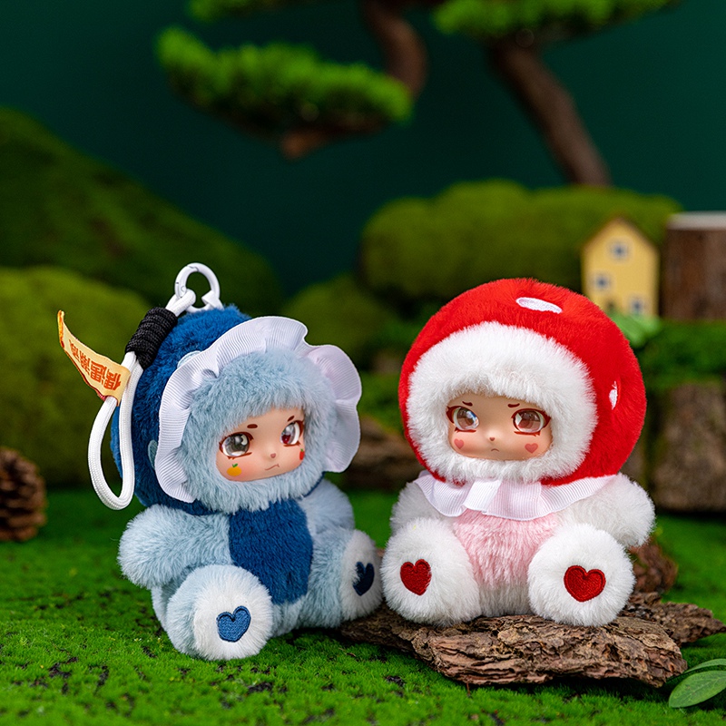 14cm Mushroom Girl Vinyl Plush - Soft Plush Doll 评论和价格