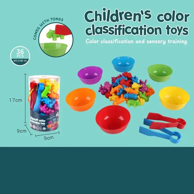 Rainbow Counting Animal Traffi - Kids Toys 2 Year Old 评论和价格