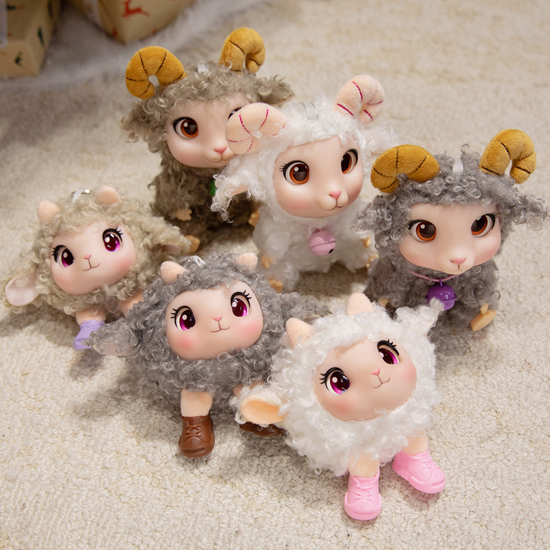 Kawaii Lamb Plush Toy Soft Vin - Soft Plush Doll 评论和价格