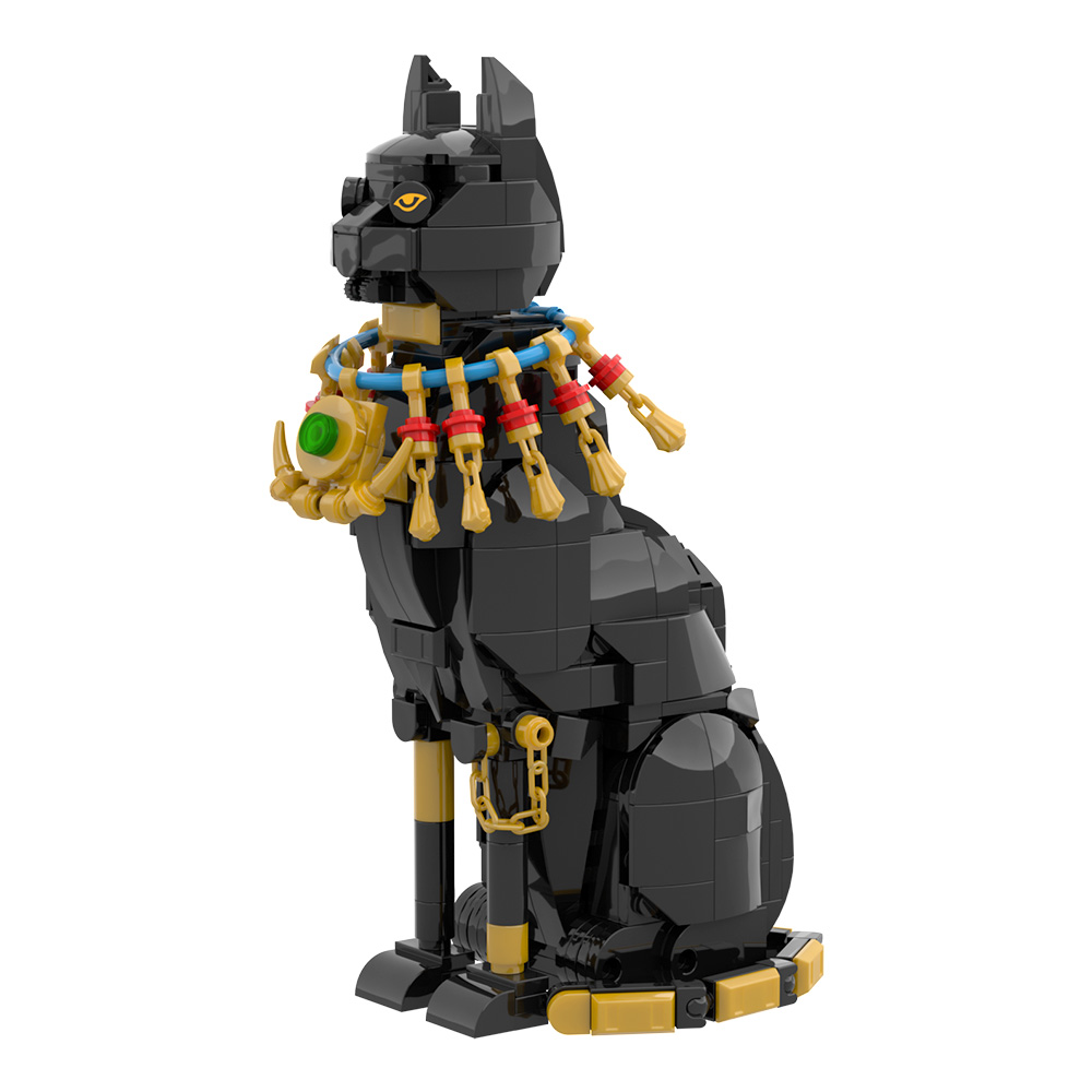 MOC Egypt Cat Building Blocks  - Kids Toys Egypt 评论和价格