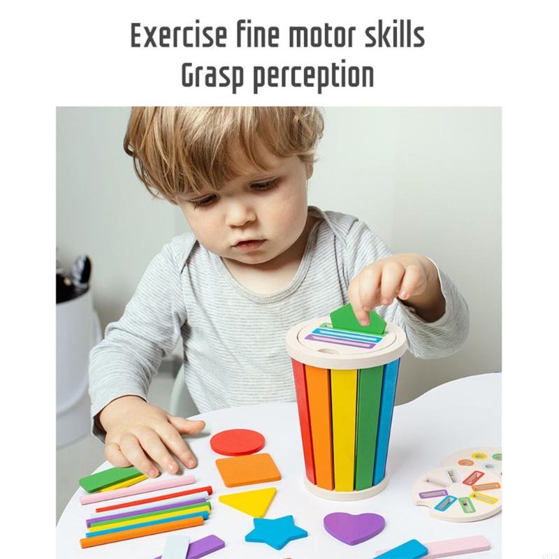 Educational Wooden Sorter Toy  - Kids Toys 2 Year Old 评论和价格