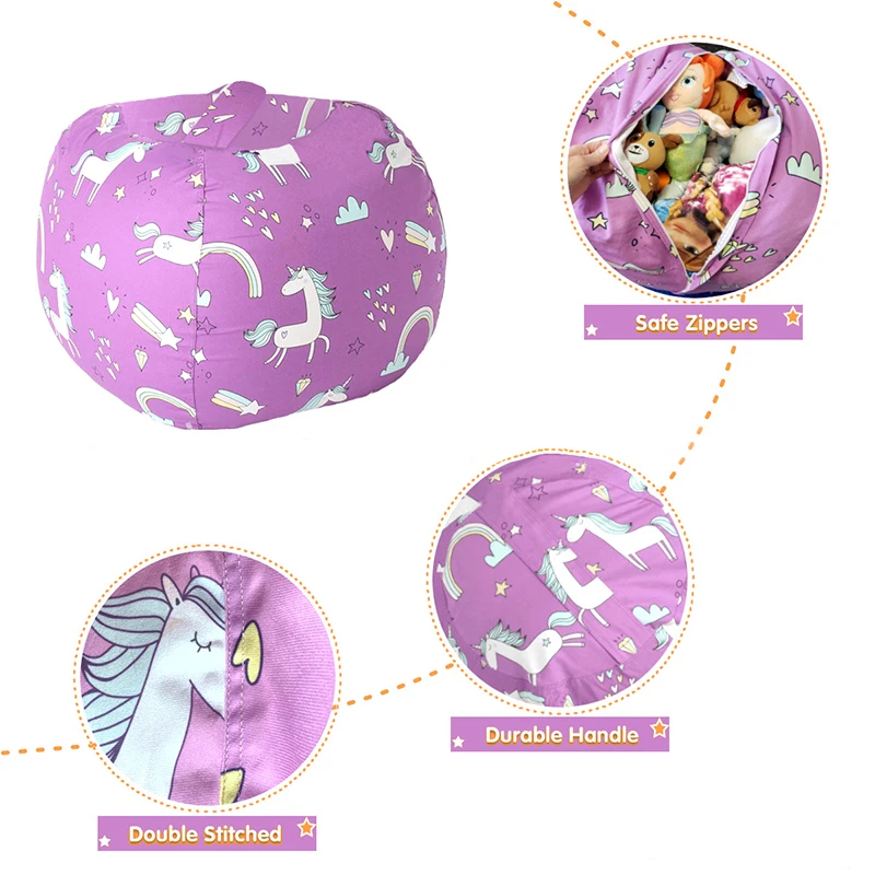 2025 New Bean Bag Storage Stuf - Kids Zip Toys 评论和价格