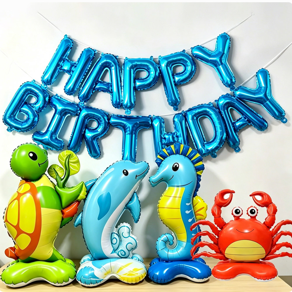 Ocean Animal Standing Foil Bal - Water Balloon Set 评论和价格