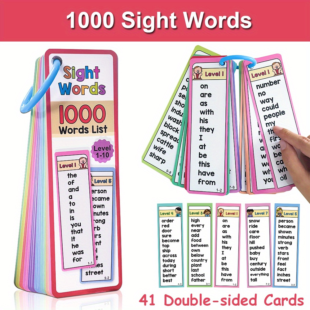 1000 Sight Words Flash Cards f - Educational Flash Card 评论和价格