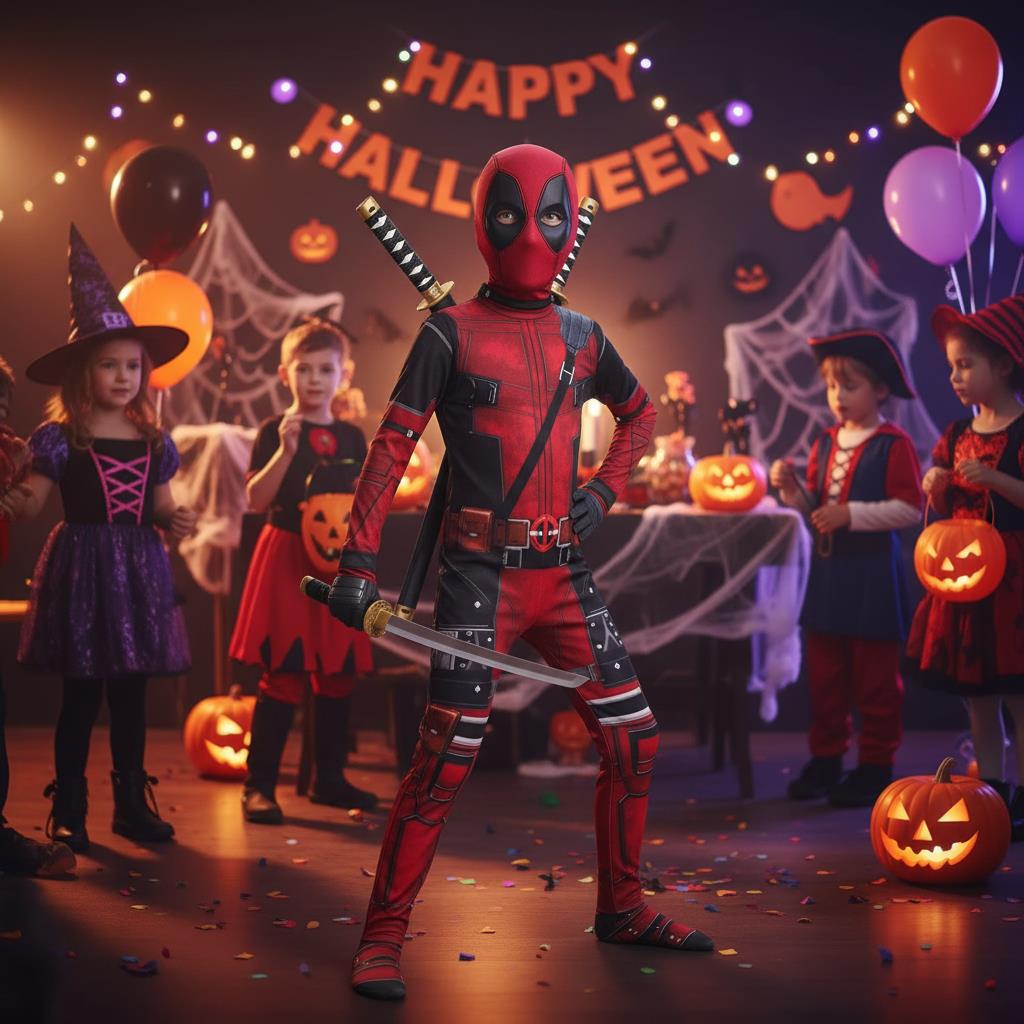 3-12Y Kids Deadpool Costume wi - Kids Toys Set 评论和价格